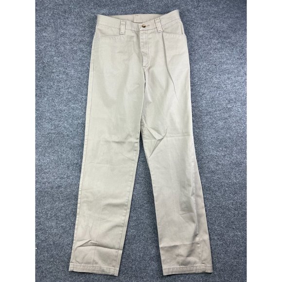 Aura Pants - Wrangler Aura WU090KH Pants Women's 6 x 34 Tan Pleated Chino Straight Leg